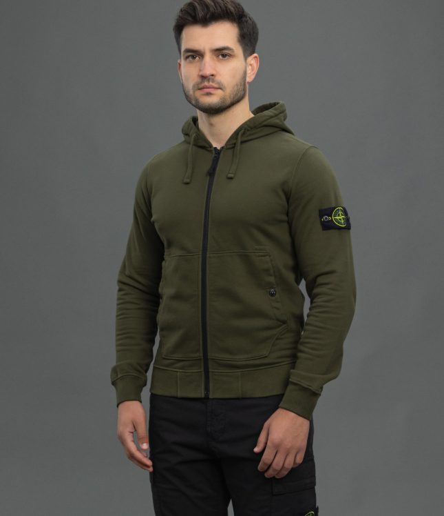 Чоловіче худі STONE ISLAND 1561620 V0058, колір зелений | Ціна 16799 грн, фото 1