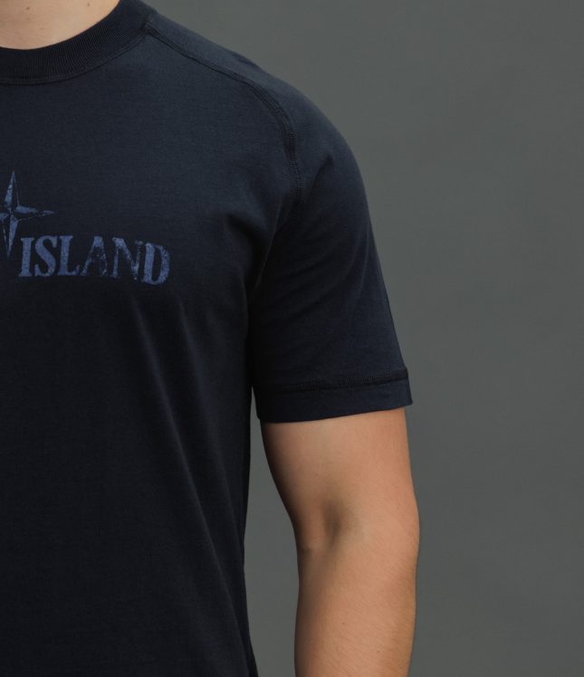 Чоловіча футболка STONE ISLAND 152100020-S0081 V0020, колір синій | Ціна 8999 грн, фото 4
