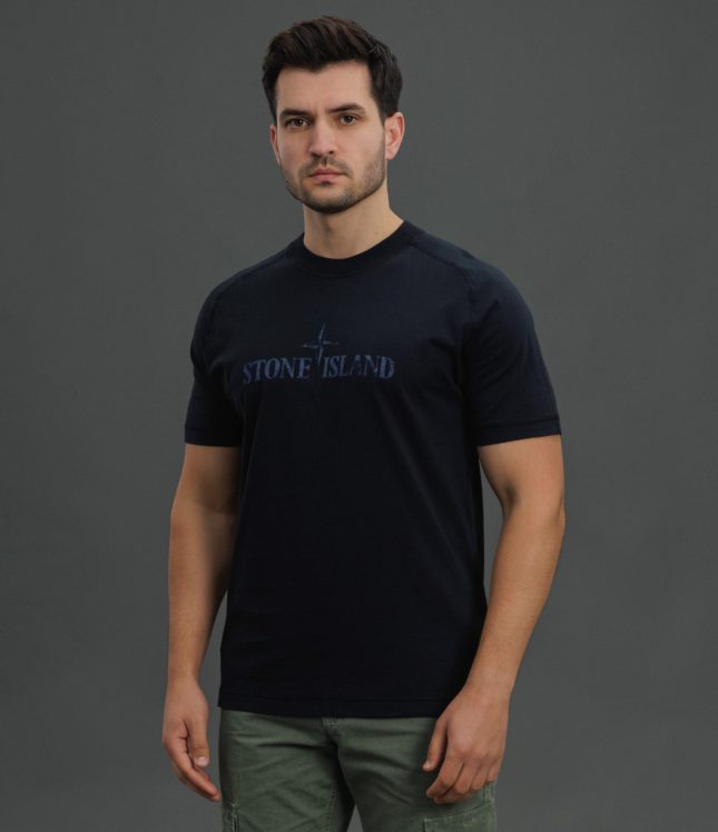 Чоловіча футболка STONE ISLAND 152100020-S0081 V0020, колір синій | Ціна 8999 грн, фото 1