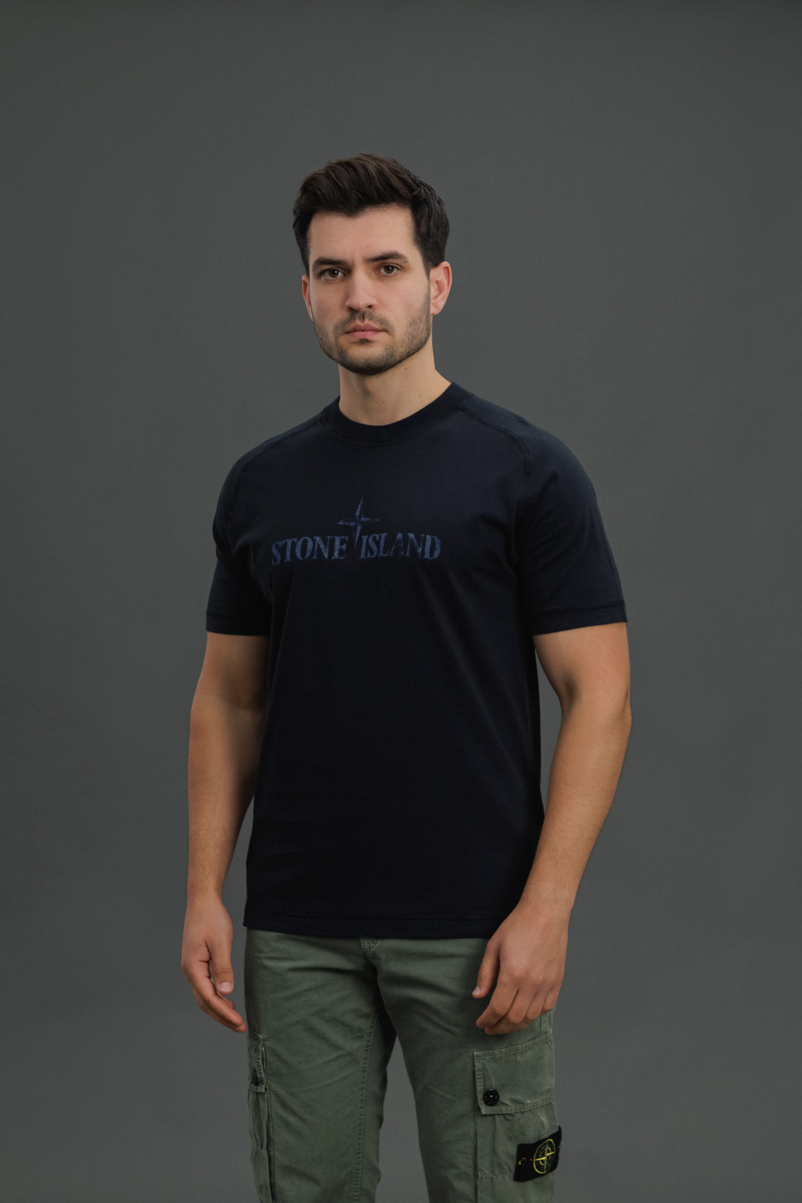 Чоловіча футболка STONE ISLAND 152100020-S0081 V0020, колір синій