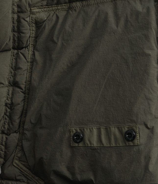 Чоловіча куртка STONE ISLAND SEAMLESS TUNNEL NYLON DOWN-TC 154100040-S0028 V0054, колір зелений | Ціна 42999 грн, фото 8