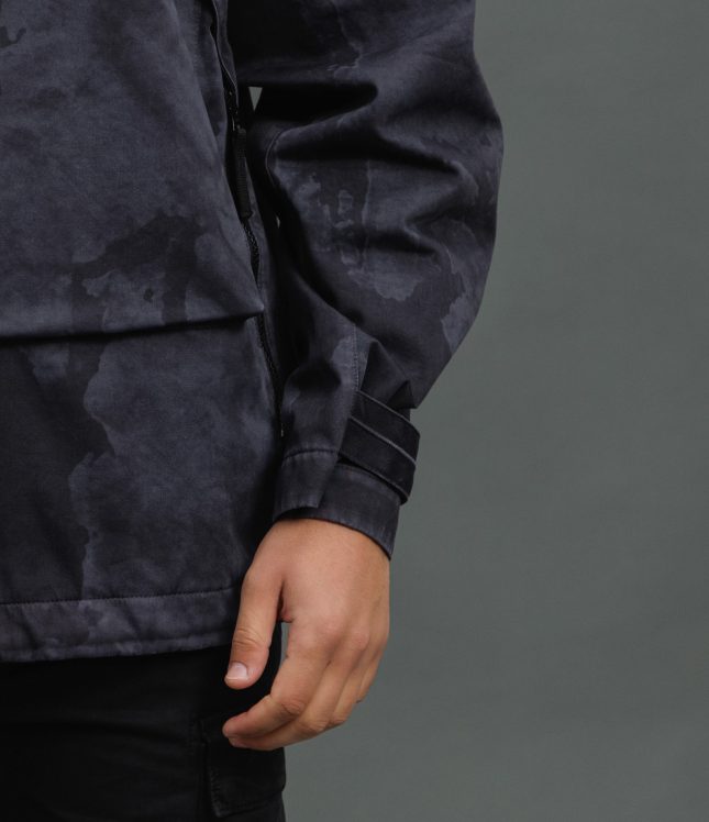Чоловіча куртка STONE ISLAND RASO GOMMATTO 3L LASER CAMO 154100023-S0078 V0062, колір сірий | Ціна 59999 грн, фото 5