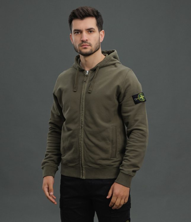 Чоловіче худі STONE ISLAND 156100067-S0A20 V0054, колір зелений | Ціна 22499 грн, фото 1