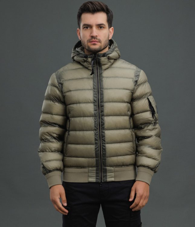Чоловіча куртка C.P. COMPANY D.D. SHELL DOWN JACKET CMOW002A 110416A COL:356, колір коричневий | Ціна 29999 грн, фото 2