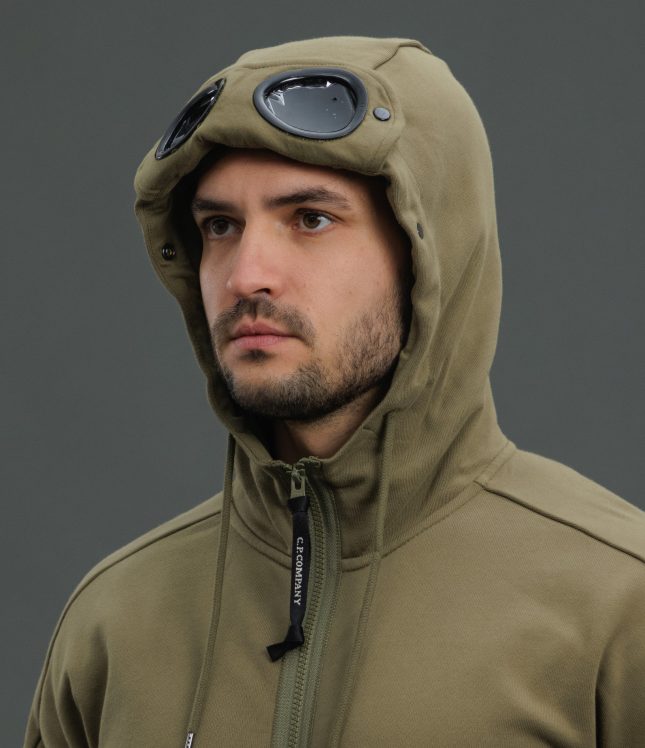 Чоловіче худі C.P. COMPANY CMSS715A 005086W COL:652, колір зелений | Ціна 14499 грн, фото 4