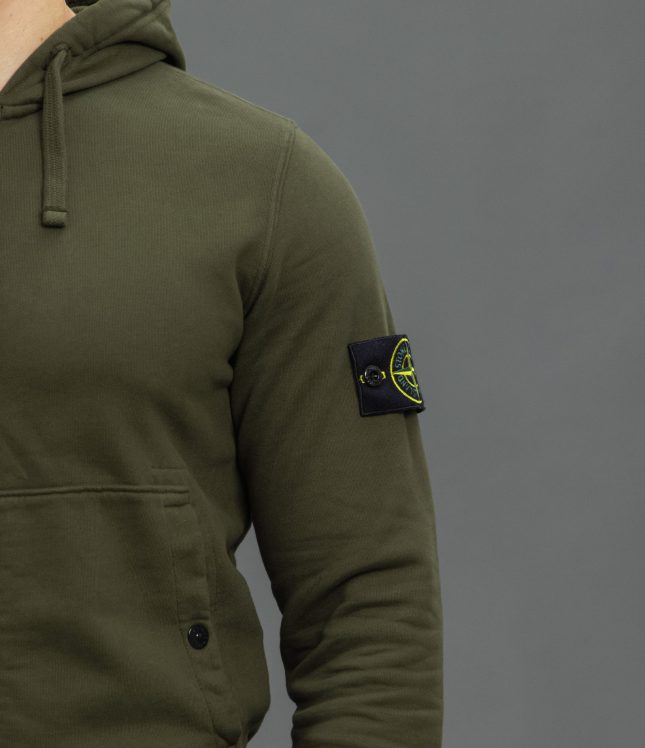 Чоловіче худі STONE ISLAND 1561620 V0058, колір зелений | Ціна 16799 грн, фото 5