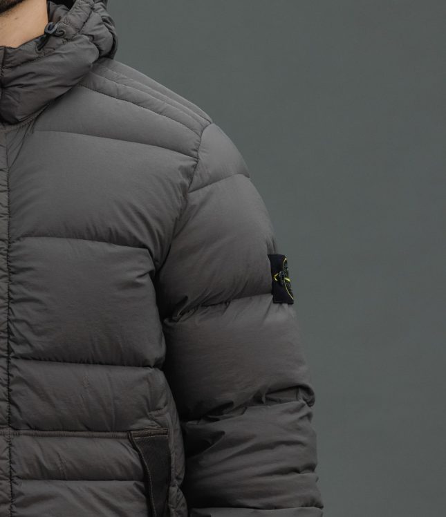 Чоловіча куртка STONE ISLAND SEAMLESS TUNNEL NYLON DOWN-TC 154100040-S0028 V0062, колір сірий | Ціна 42999 грн, фото 4