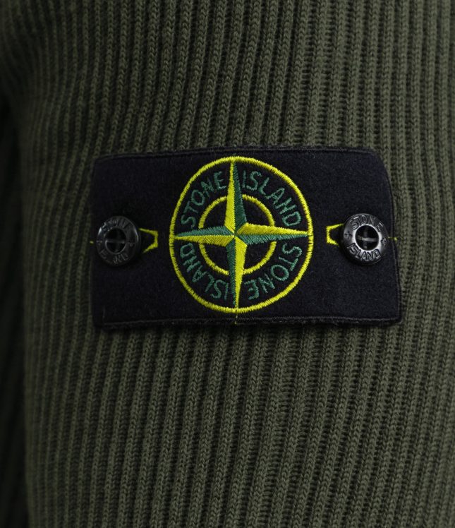 Чоловічий гольф STONE ISLAND 15552C2 V0058, колір зелений | Ціна 24999 грн, фото 7