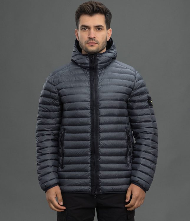 Чоловіча куртка STONE ISLAND LOOM WOVEN CHAMBERS R-NYLON DOWN-TC 1540324 V0062, колір сірий | Ціна 41999 грн, фото 2
