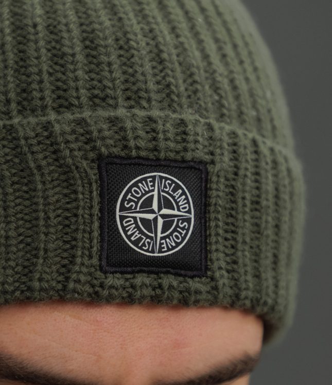 Чоловіча шапка STONE ISLAND 15N10B5 V0059, колір зелений | Ціна 8499 грн, фото 3