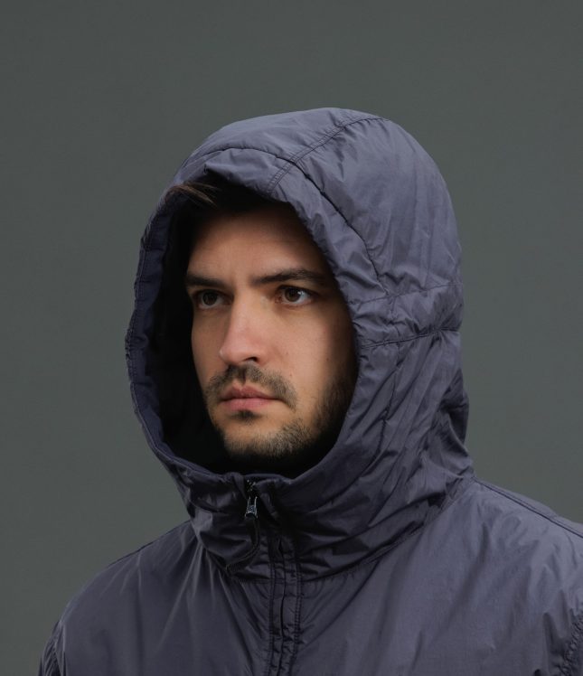 Чоловіча куртка STONE ISLAND GARMENT DYED CRINKLE REPS NY 154100013-S0A23 V0026, колір фіолетовий | Ціна 37999 грн, фото 6