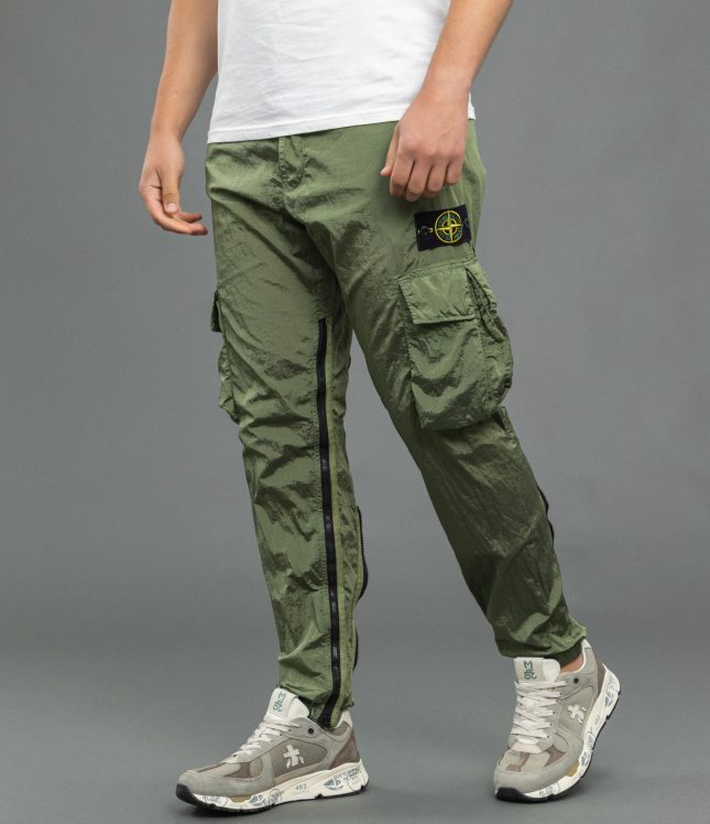 Чоловічі штани STONE ISLAND 1530919 V0055, колір зелений | Ціна 16999 грн, фото 1