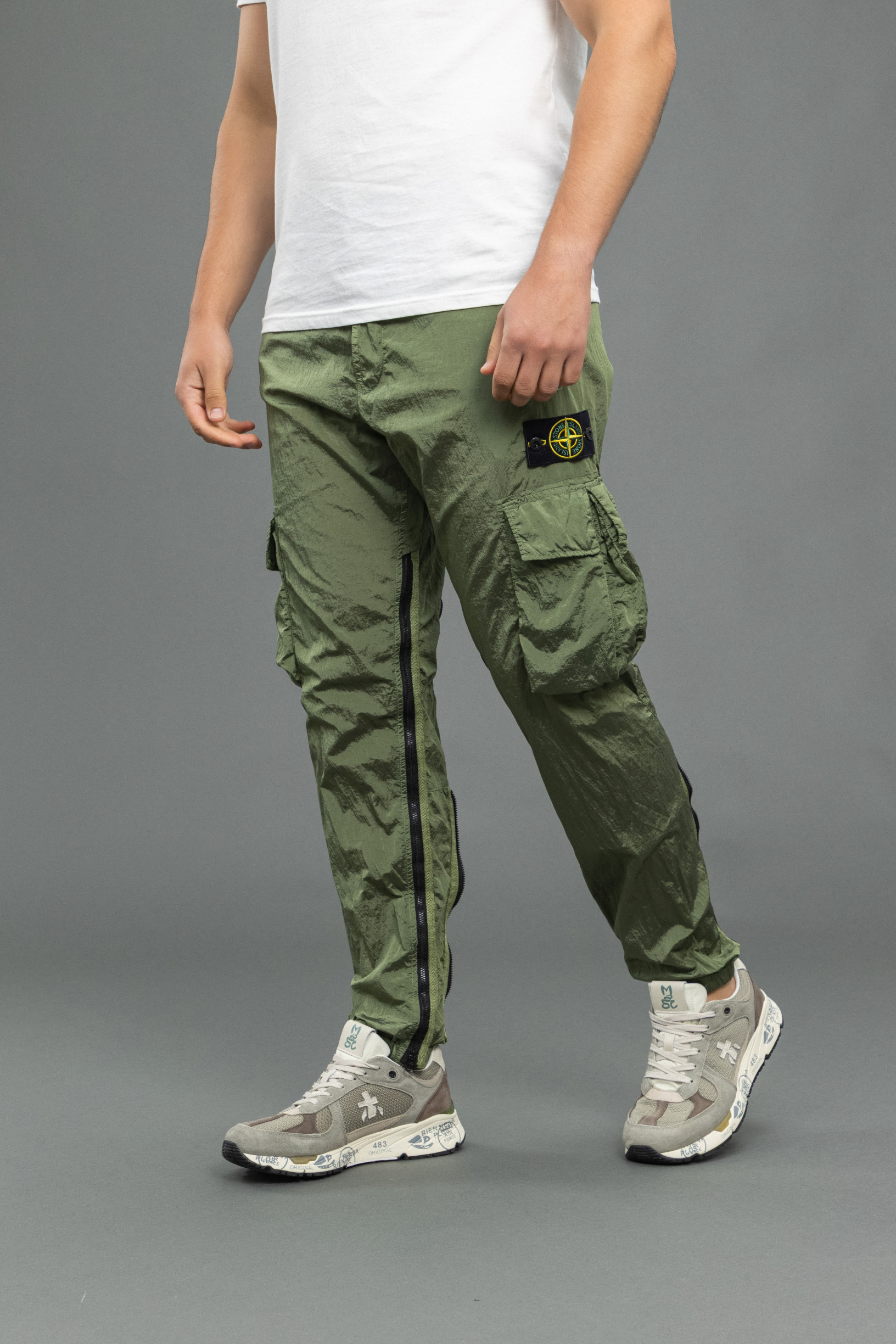 Чоловічі штани STONE ISLAND 1530919 V0055, колір зелений