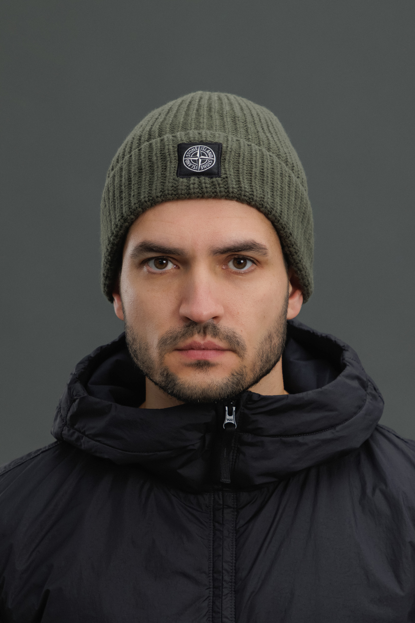 Чоловіча шапка STONE ISLAND 15N100012-S00B4 V0054, колір зелений