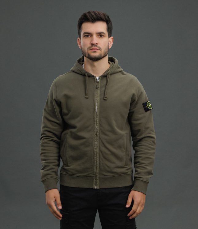 Чоловіче худі STONE ISLAND 156100067-S0A20 V0054, колір зелений | Ціна 22499 грн, фото 2