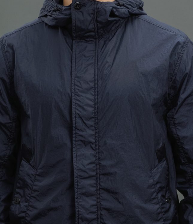 Чоловіча куртка STONE ISLAND GARMENT DYED CRINKLE REPS 154100092-S0A23 V0020, колір синій | Ціна 24999 грн, фото 4