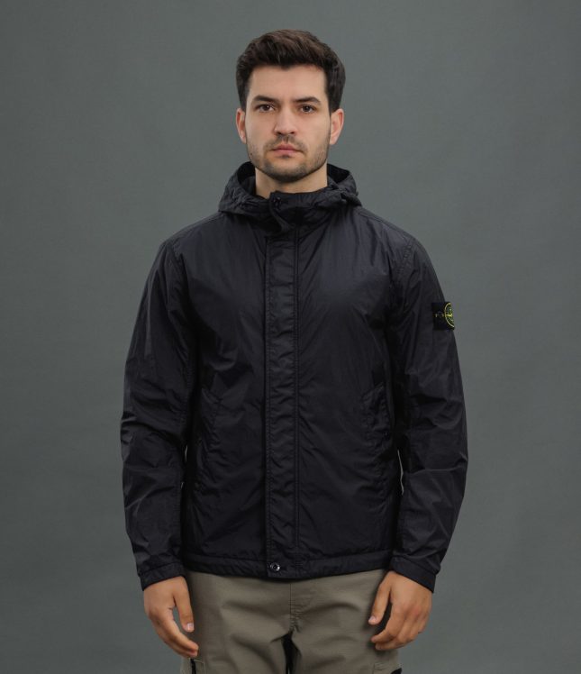 Чоловіча куртка STONE ISLAND GARMENT DYED CRINKLE REPS 154100092-S0A23 V0029, колір чорний | Ціна 24999 грн, фото 2