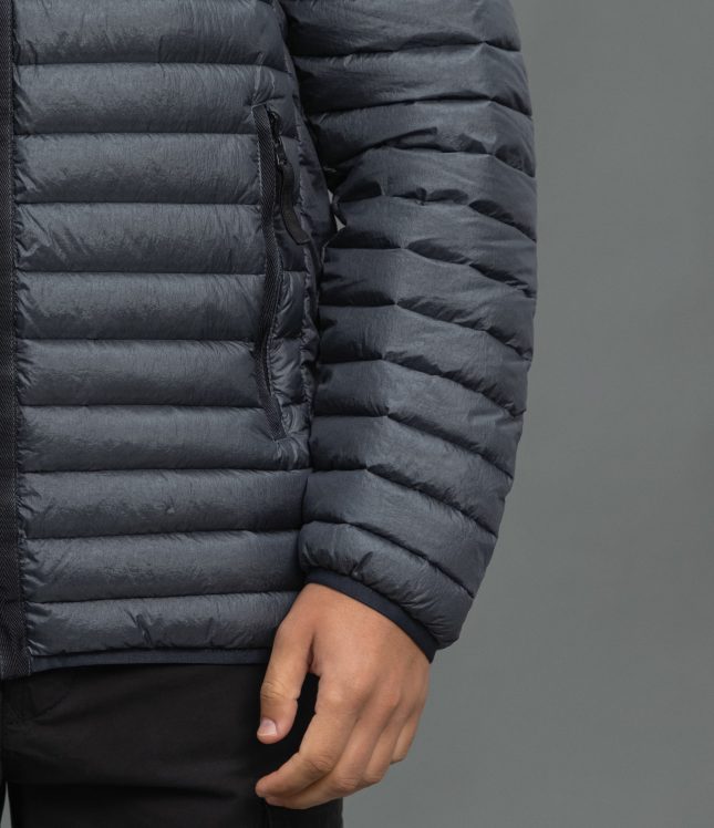 Чоловіча куртка STONE ISLAND LOOM WOVEN CHAMBERS R-NYLON DOWN-TC 1540324 V0062, колір сірий | Ціна 41999 грн, фото 6