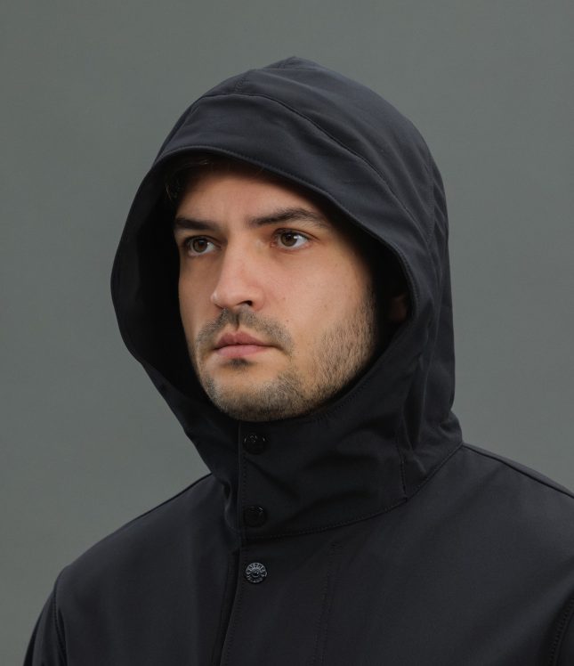 Чоловіча куртка STONE ISLAND LIGHT SOFT SHELL-R e.dye® TECHNOLOGY 154100118-S0A22 V0029, колір чорний | Ціна 35999 грн, фото 6