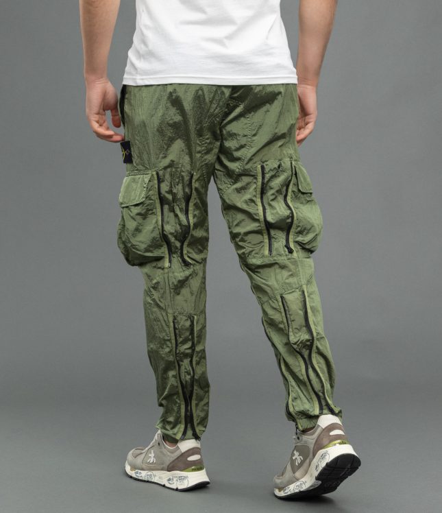 Чоловічі штани STONE ISLAND 1530919 V0055, колір зелений | Ціна 16999 грн, фото 6