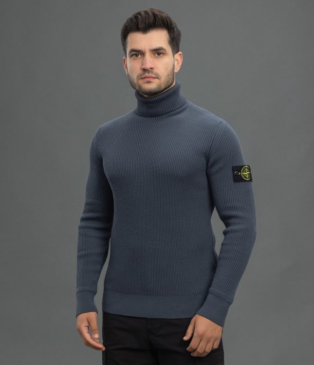 Чоловічий гольф STONE ISLAND 15552C2 V0062, колір сірий | Ціна 24999 грн, фото 1