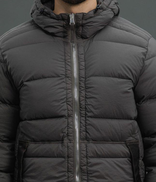 Чоловіча куртка STONE ISLAND SEAMLESS TUNNEL NYLON DOWN-TC 154100040-S0028 V0062, колір сірий | Ціна 42999 грн, фото 3