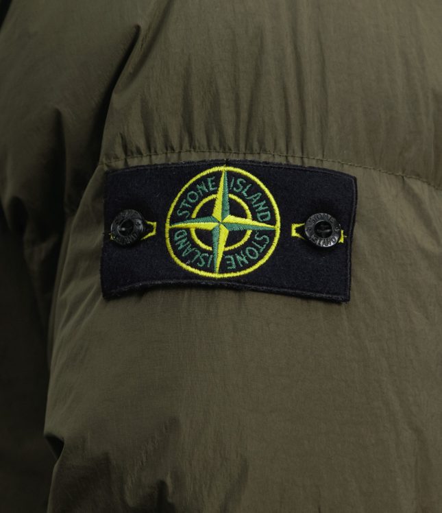 Чоловіча куртка STONE ISLAND GARMENT DYED CRINKLE REPS R-NY DOWN 1540723 V0058, колір зелений | Ціна 39999 грн, фото 10
