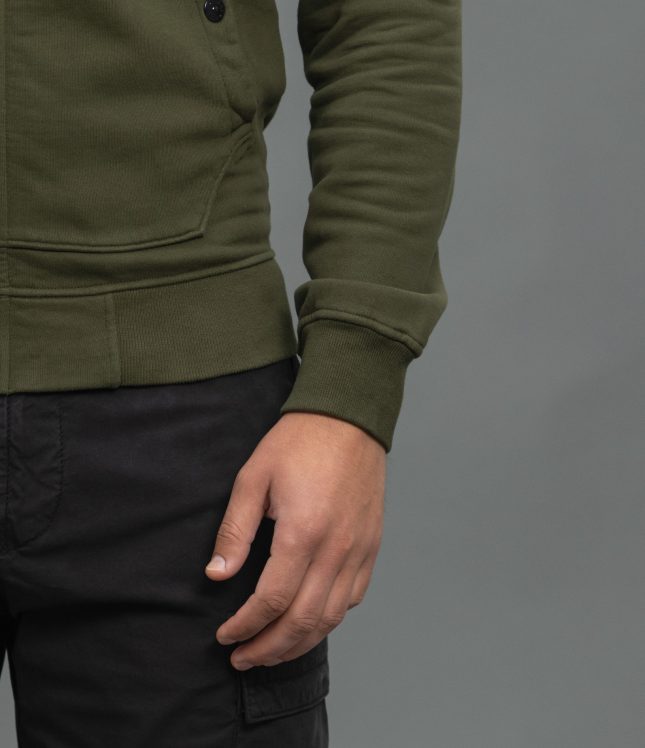Чоловіче худі STONE ISLAND 1561620 V0058, колір зелений | Ціна 16799 грн, фото 6