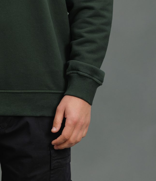 Чоловічий світшот STONE ISLAND 156100008-S0A20 V005E, колір зелений | Ціна 20999 грн, фото 5