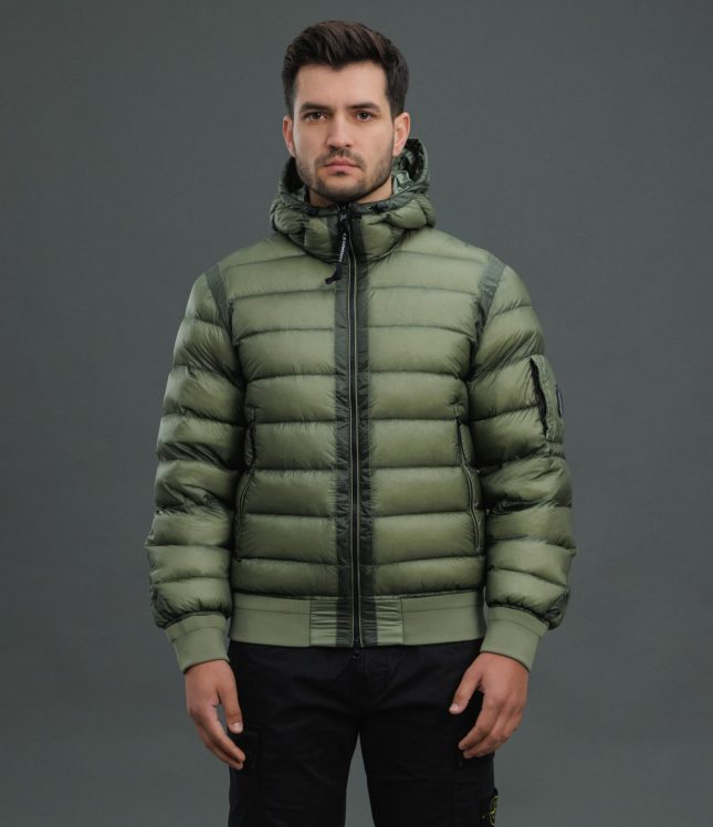 Чоловіча куртка C.P. COMPANY D.D. SHELL DOWN JACKET CMOW002A 110416A COL:612, колір зелений | Ціна 29999 грн, фото 2