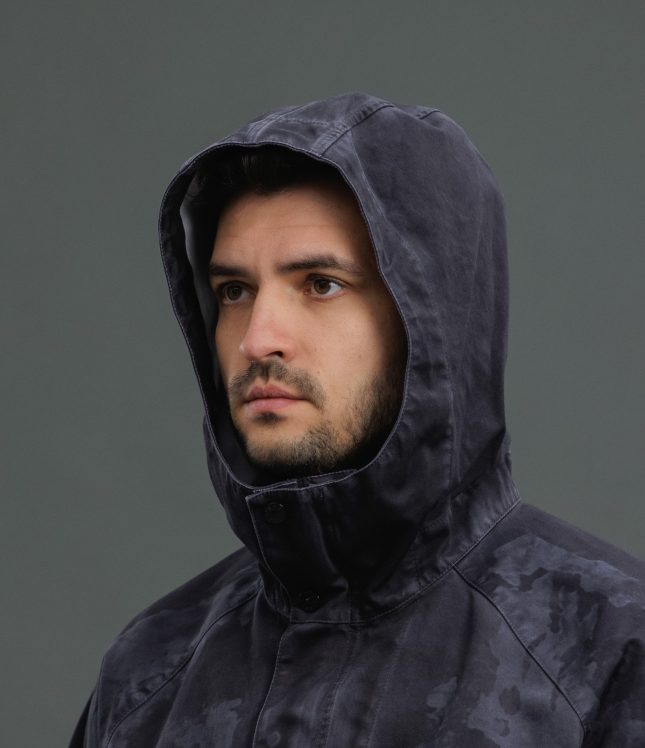 Чоловіча куртка STONE ISLAND RASO GOMMATTO 3L LASER CAMO 154100023-S0078 V0062, колір сірий | Ціна 59999 грн, фото 6
