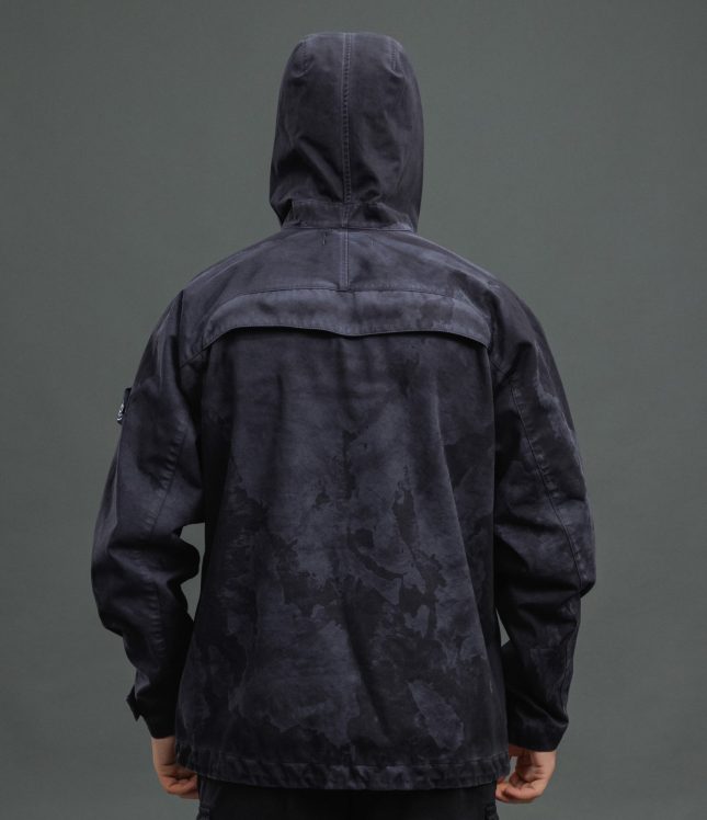Чоловіча куртка STONE ISLAND RASO GOMMATTO 3L LASER CAMO 154100023-S0078 V0062, колір сірий | Ціна 59999 грн, фото 7