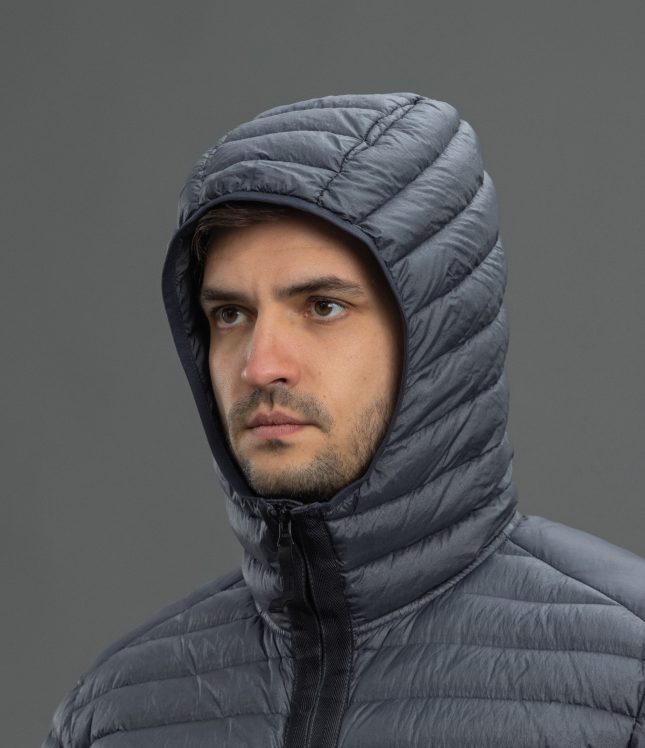 Чоловіча куртка STONE ISLAND LOOM WOVEN CHAMBERS R-NYLON DOWN-TC 1540324 V0062, колір сірий | Ціна 41999 грн, фото 3