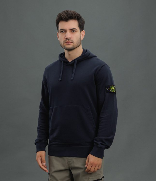 Чоловіче худі STONE ISLAND 156100045-S0051 V0020, колір синій | Ціна 18499 грн, фото 1
