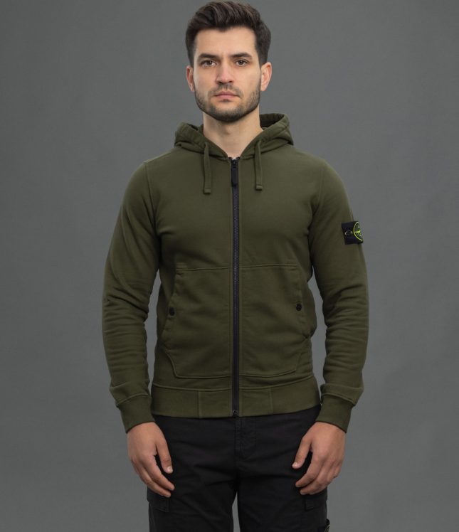 Чоловіче худі STONE ISLAND 1561620 V0058, колір зелений | Ціна 16799 грн, фото 2