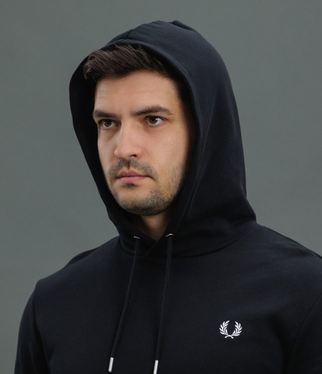 Чоловіче худі FRED PERRY M2643 COL: 102, колір чорний | Ціна 4999 грн, фото 7