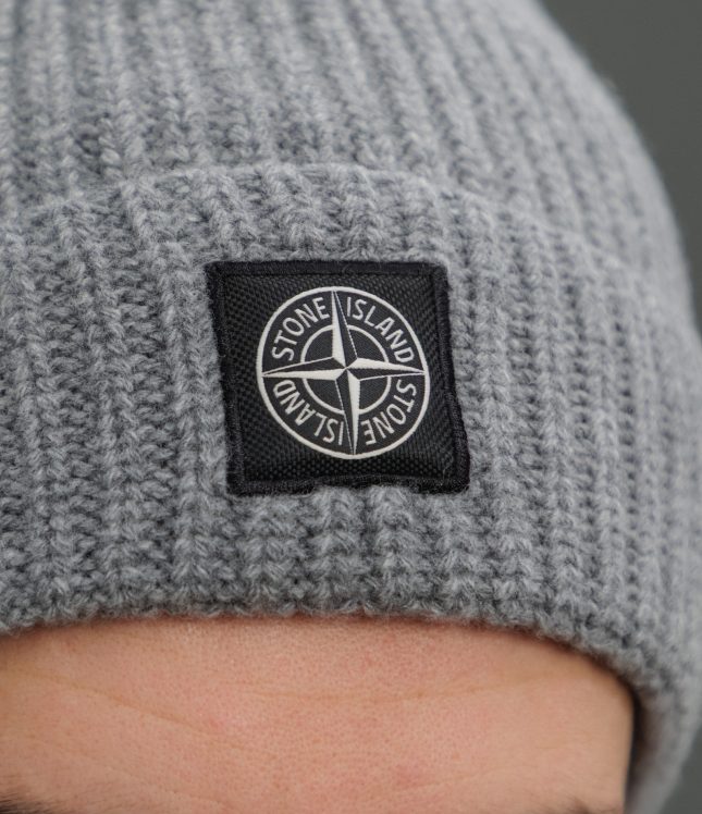 Чоловіча шапка STONE ISLAND 15N100012-S00B4 V0M6B, колір сірий | Ціна 8499 грн, фото 3