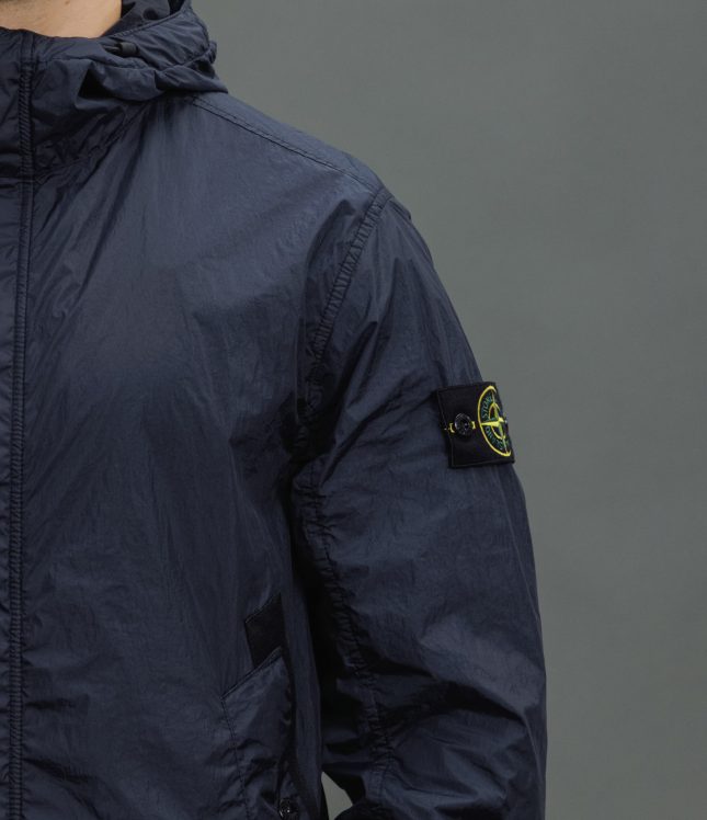 Чоловіча куртка STONE ISLAND GARMENT DYED CRINKLE REPS 154100092-S0A23 V0020, колір синій | Ціна 24999 грн, фото 5