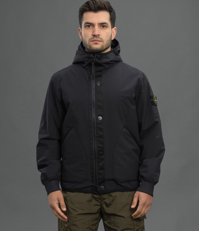 Чоловіча куртка STONE ISLAND SOFT SHELL-R e.dye® TECHNOLOGY WITH PRIMALOFT® INSULATION TECHNOLOGY 1541027 V0029, колір чорний | Ціна 35999 грн, фото 2