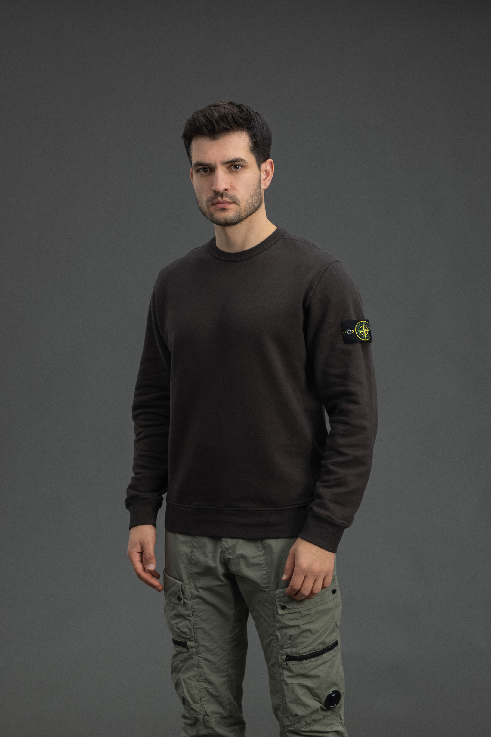 Чоловічий світшот STONE ISLAND 1562420 V0062, колір сірий