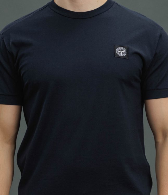 Чоловіча футболка STONE ISLAND 152100039-S0013 V0020, колір синій | Ціна 9499 грн, фото 3