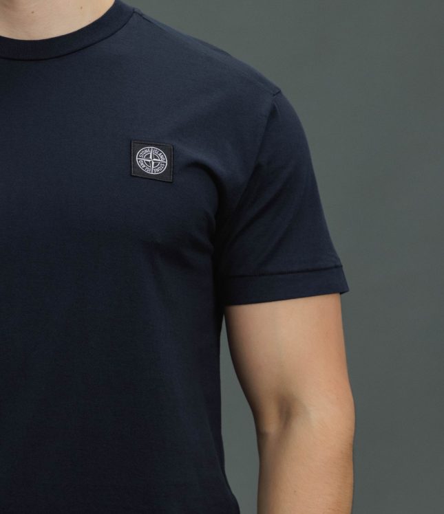 Чоловіча футболка STONE ISLAND 152100039-S0013 V0020, колір синій | Ціна 9499 грн, фото 4