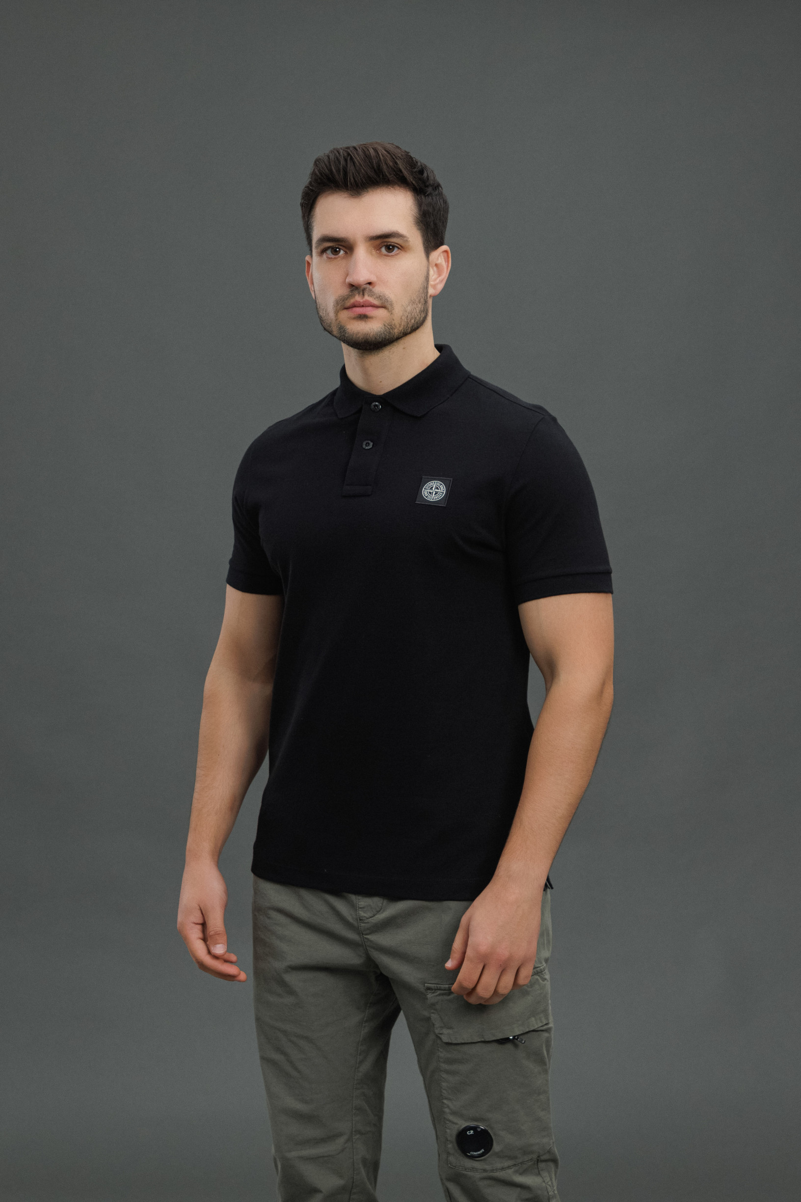 Чоловіча футболка STONE ISLAND 1522002SC-S0017 V0029, колір чорний