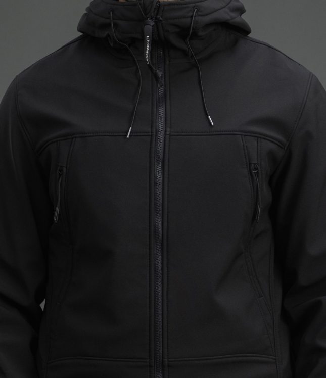 Чоловіча куртка C.P. COMPANY SHELL-R GOGGLE JACKET CMOW700A 006097A COL:999, колір чорний | Ціна 24999 грн, фото 5