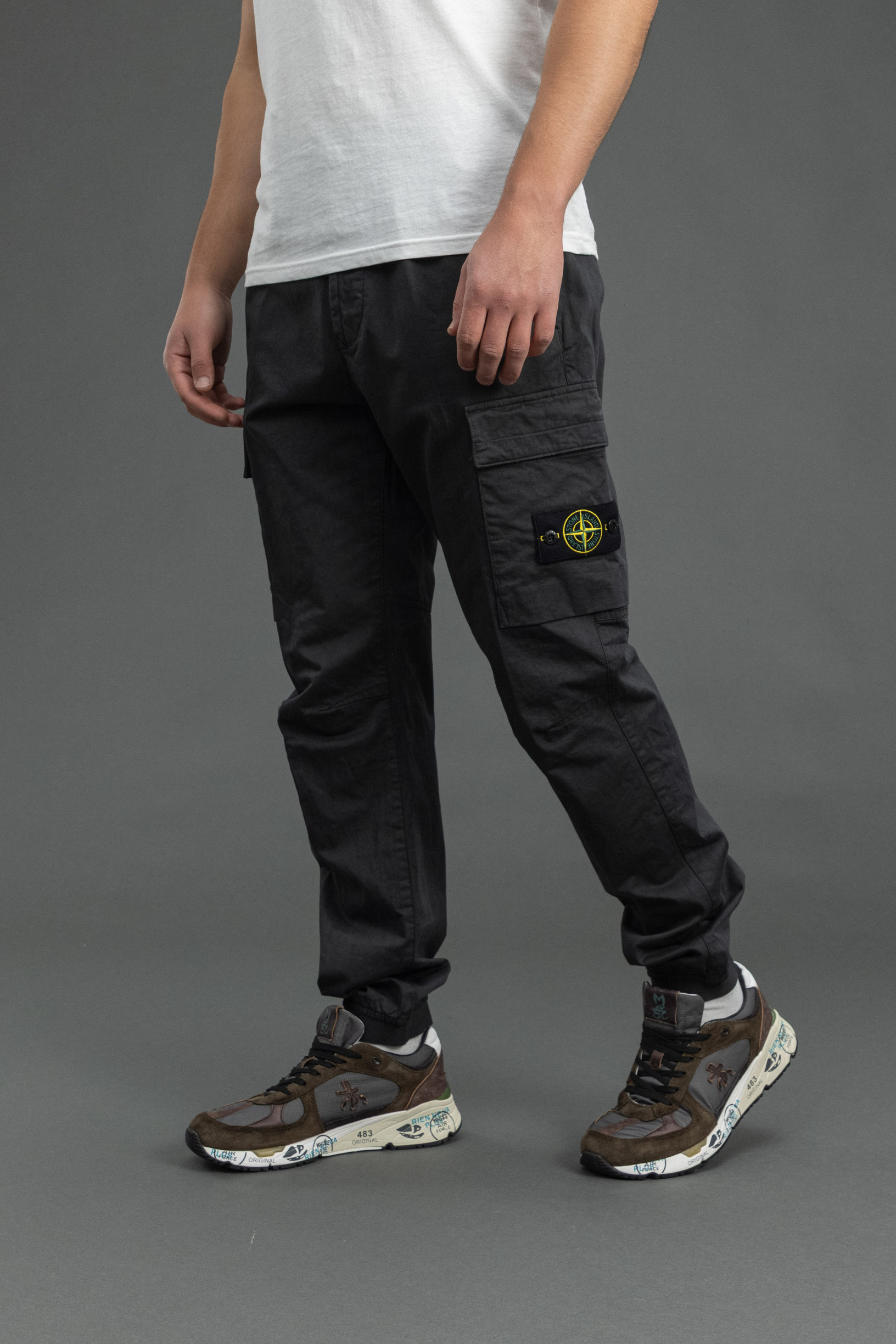 Чоловічі штани STONE ISLAND 1531314 V0062, колір сірий