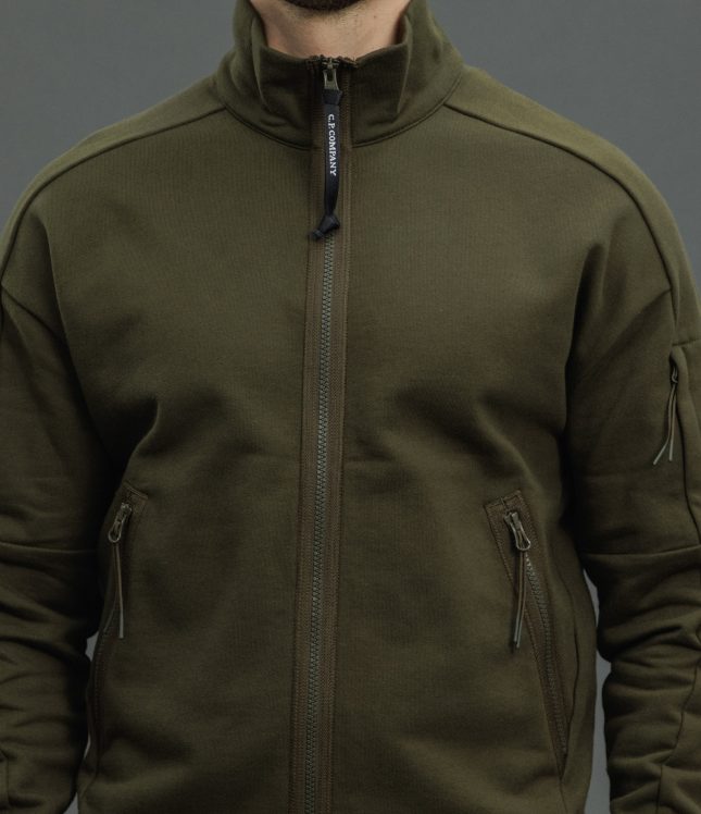 Чоловічий світшот C.P. COMPANY CMSS061A 005086W COL:683, колір зелений | Ціна 13499 грн, фото 3