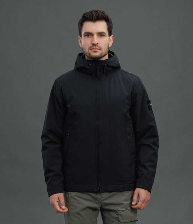 Чоловіча куртка STONE ISLAND SOFT SHELL-R e.dye® WITH PRIMALOFT® INSULATION TECHNOLOGY 154100086-S0A27 V0029, колір чорний | Ціна 44999 грн, фото 2