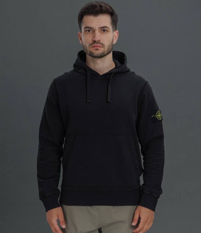 Чоловіче худі STONE ISLAND 1564151 A0029, колір чорний | Ціна 18499 грн, фото 2