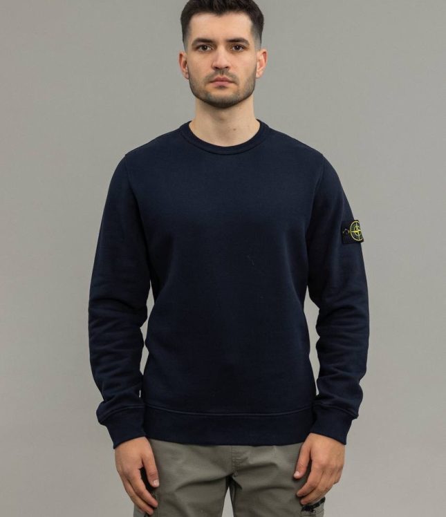 Чоловічий світшот STONE ISLAND 156100028-S0A20 V0020, колір синій | Ціна 16999 грн, фото 2