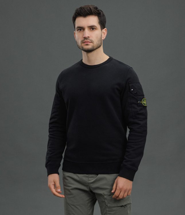 Чоловічий світшот STONE ISLAND 1563920 V0029, колір чорний | Ціна 18499 грн, фото 1